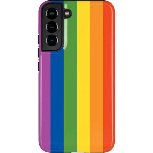 Vertical Rainbow Flag Galaxy S22 Plus Pro Case