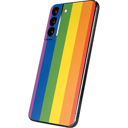 Vertical Rainbow Flag Galaxy S22 Plus Skin
