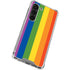Vertical Rainbow Flag Galaxy S23 Clear Case