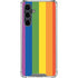 Vertical Rainbow Flag Galaxy S23 FE Clear Case