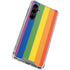 Vertical Rainbow Flag Galaxy S23 FE Clear Case