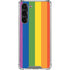 Vertical Rainbow Flag Galaxy S23 Plus Clear Case