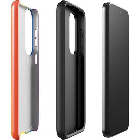 Vertical Rainbow Flag Galaxy S23 Plus Pro Case