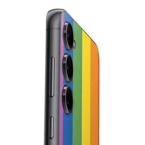 Vertical Rainbow Flag Galaxy S23 Skin