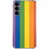 Vertical Rainbow Flag Galaxy S24 Plus Clear Case