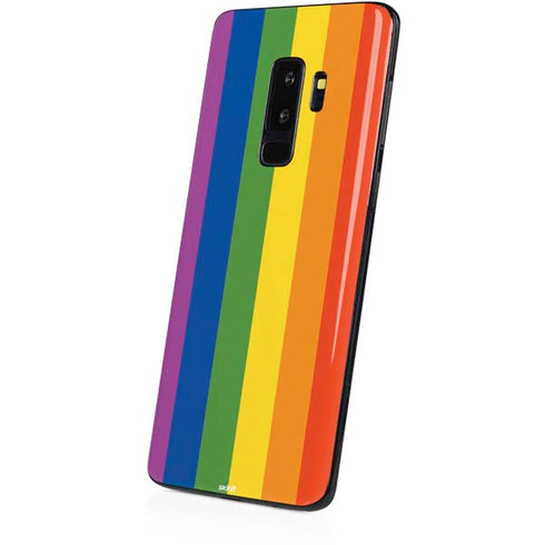 Vertical Rainbow Flag Galaxy S9 Plus Skin