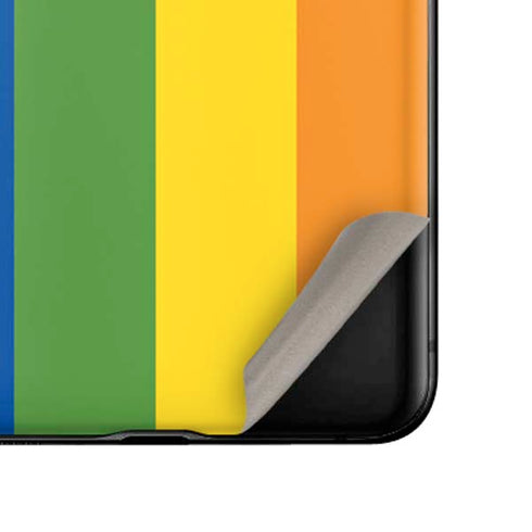 Vertical Rainbow Flag Galaxy Z Flip Skin