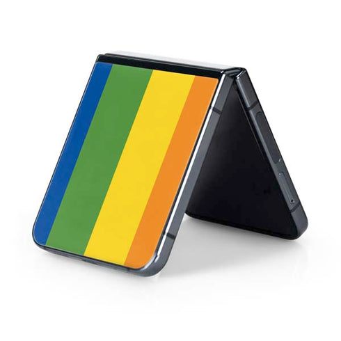Vertical Rainbow Flag Galaxy Z Flip5 5G Skin