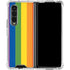 Vertical Rainbow Flag Galaxy Z Fold4 5G Clear Case