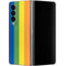 Vertical Rainbow Flag Galaxy Z Fold4 5G Skin