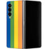 Vertical Rainbow Flag Galaxy Z Fold4 5G Skin