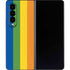 Vertical Rainbow Flag Galaxy Z Fold4 5G Skin
