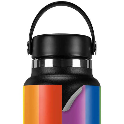 Vertical Rainbow Flag Hydro Flask 32oz Wide Mouth Skin