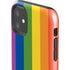 Vertical Rainbow Flag iPhone 11 Impact Case