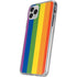 Vertical Rainbow Flag iPhone 11 Pro Clear Case