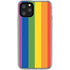 Vertical Rainbow Flag iPhone 11 Pro Clear Case