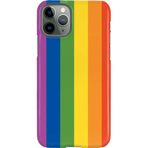 Vertical Rainbow Flag iPhone 11 Pro Lite Case