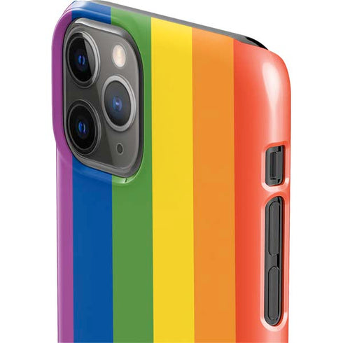Vertical Rainbow Flag iPhone 11 Pro Lite Case