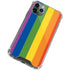 Vertical Rainbow Flag iPhone 11 Pro Max Clear Case