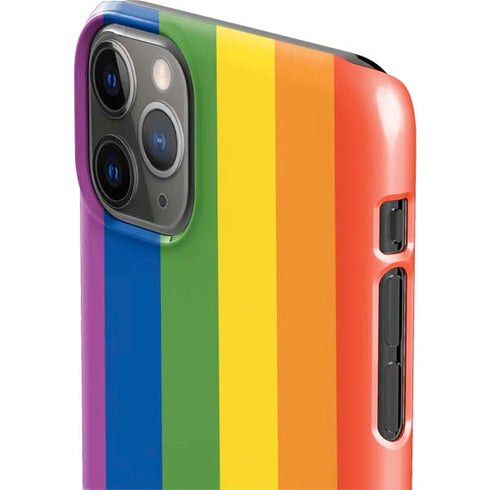 Vertical Rainbow Flag iPhone 11 Pro Max Lite Case