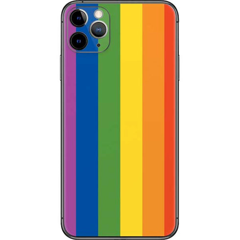 Vertical Rainbow Flag iPhone 11 Pro Max Skin