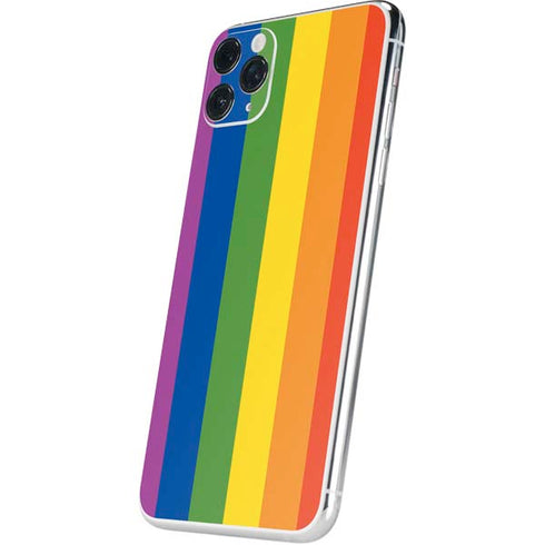 Vertical Rainbow Flag iPhone 11 Pro Max Skin