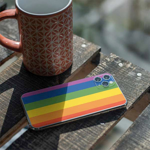 Vertical Rainbow Flag iPhone 11 Pro Max Skin