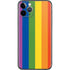 Vertical Rainbow Flag iPhone 11 Pro Skin