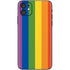 Vertical Rainbow Flag iPhone 11 Skin