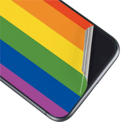 Vertical Rainbow Flag iPhone 11 Skin
