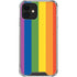 Vertical Rainbow Flag iPhone 12 Clear Case