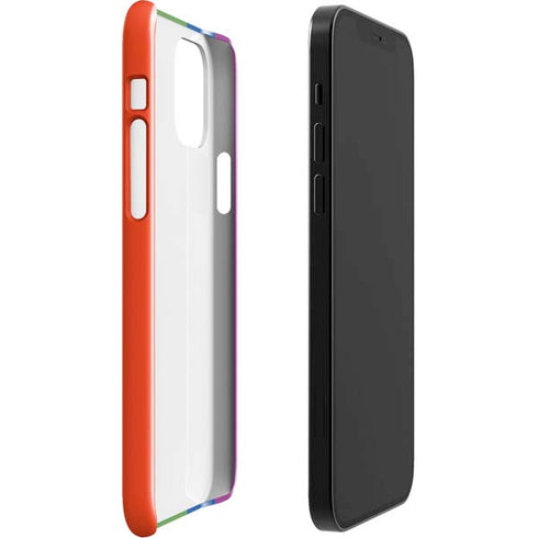 Vertical Rainbow Flag iPhone 12 Mini Lite Case