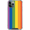 Vertical Rainbow Flag iPhone 12 Pro Clear Case