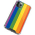 Vertical Rainbow Flag iPhone 12 Pro Clear Case