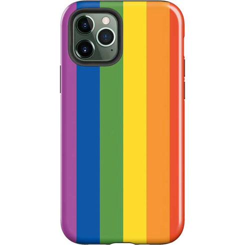 Vertical Rainbow Flag iPhone 12 Pro Max Impact Case