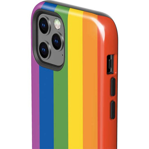 Vertical Rainbow Flag iPhone 12 Pro Max Impact Case