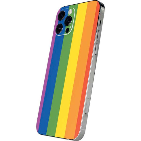 Vertical Rainbow Flag iPhone 12 Pro Max Skin