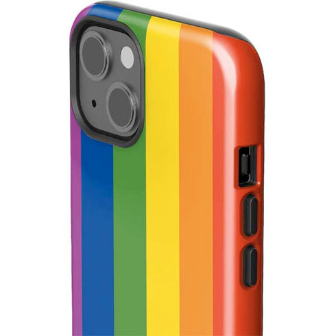 Vertical Rainbow Flag iPhone 13 Impact Case