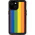 Vertical Rainbow Flag iPhone 13 Mini Waterproof Case