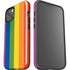 Vertical Rainbow Flag iPhone 15 Plus Impact Case