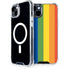 Vertical Rainbow Flag iPhone 15 Plus MagSafe Case