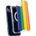 Vertical Rainbow Flag iPhone 15 Plus MagSafe Case