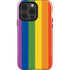 Vertical Rainbow Flag iPhone 14 Pro Impact Case