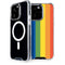 Vertical Rainbow Flag iPhone 15 Pro MagSafe Case