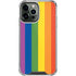 Vertical Rainbow Flag iPhone 15 Pro Max Clear Case
