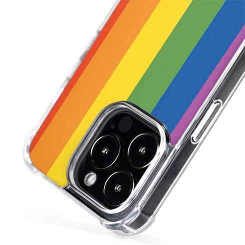 Vertical Rainbow Flag iPhone 14 Pro Max MagSafe Case