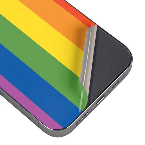 Vertical Rainbow Flag iPhone 14 Pro Max Skin