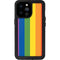 Vertical Rainbow Flag iPhone 14 Pro Max Waterproof Case