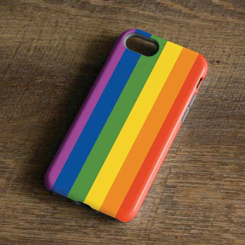 Vertical Rainbow Flag iPhone 7 Pro Case