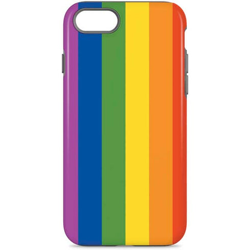 Vertical Rainbow Flag iPhone 8 Pro Case